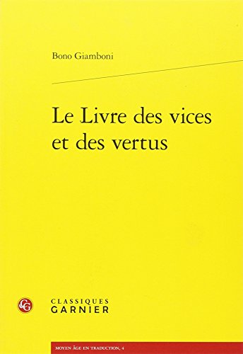 Le  livre des vices et des vertus