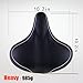 LINGMAI Comfortable Exercise Bike Seat for Men and Women,Oversize Bicycle Saddle with Soft Cushion Improves Comfort for Mountain Bike, Road Bicycle, Hibrid and Stationary Electric Bikethumb 1