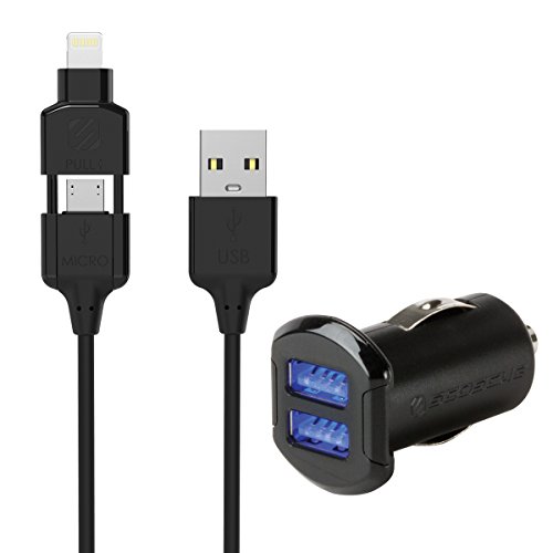 SCOSCHE Lightning and Micro-USB 2 in 1 Charge and Sync Cable