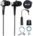Roland CS-10EM Binaural Microphone / Earphones Bundle with iFi Ear Buddy Attenuator Cable, Blucoil USB Audio Adapter, 6-FT Headphone Extension Cable, Earphone Hard Case and Y Splitter for Audio, Mic