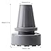 Crutch Tips Anti-Skid and Wear-Resisting Crutch Tips, High Performance Rubber 360 Degree Swing Tips, Large,7/8 inch (22 mm),Gray