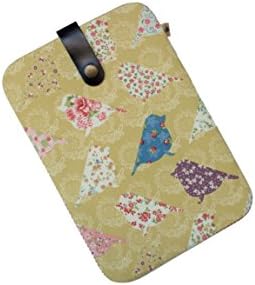 NEFFICAR Sleeve Cover for iPad Mini 4, iPad Mini 3, Mini 2, Samsung Galaxy Tab, Any 7 or 7.9 inch Tablets (Size 6 X 9 inches, Beige)