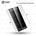 D&P Sony Xperia Z5 Tempered Glass Screen Protector, Ballistics Glass Screen Protector+ Anti-Glare Backside Protector- 99.9% Transparent HD Shield/9H Hardness/Shatter-Proof + Bubble-Free