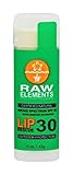 Raw Elements Outdoor Lip Rescue Certified Natural Sunscreen | Non Nano Zinc Oxide, 95% Organic, Very Water Resistant, Reef Safe, Non GMO, Cruelty Free, SPF 30 .15oz (Packaging May Vary) (2 Pack)
