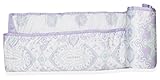 Wendy Bellissimo Crib Teething Guard Reversible Rail Guard Medallion Pattern from the Anya Collection in Lavender and Grey
