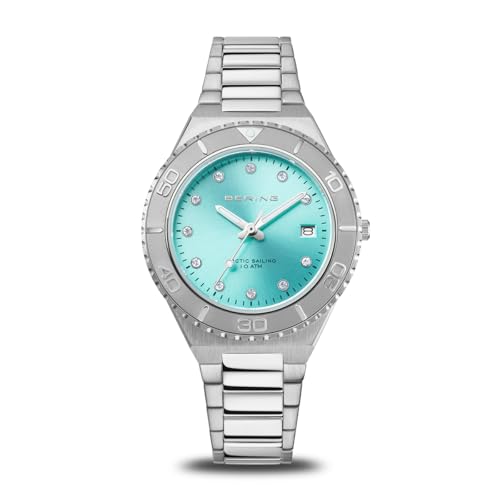 Damen Uhr Quarz Movement - Classic Collection mit Edelstahl und Saphirglas 18936-707 - Wasserdicht: 10 ATM