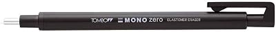 Tombow Eraser Mono Zero Round 23mm Black Replacement Lead-Style Eraser