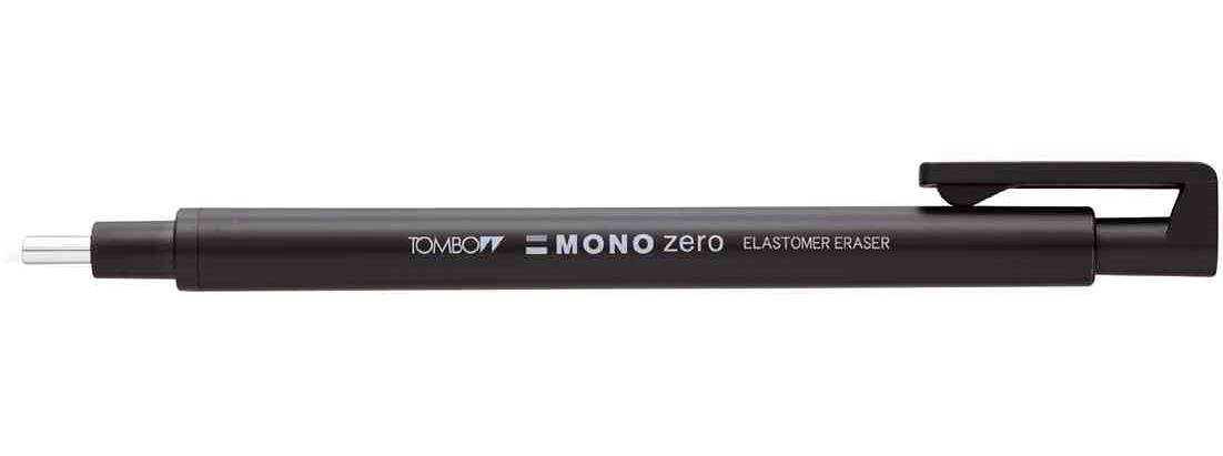 Tombow Eraser Mono, Zero Round, 23mm, Black — image 1