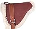 Acerugs Brown Western English Horse Leather Bareback PAD TREELESS Saddle Girth Cinch Stirrups Included (Standard)thumb 1