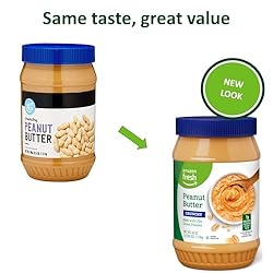 Amazon Fresh, Crunchy Peanut Butter, 40 Oz