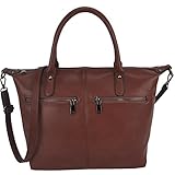 Handbags for Women, ZMSnow Designer Large Ladies Crossbody Bags Tote Purses(Coffee)