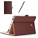 ProCase Galaxy Tab A 8.0 Case 2017 Old Model T380 T385 - Stand Folio Case Cover for 8.0 inch Galaxy Tab A Tablet 2017 T380 T385 -Brown