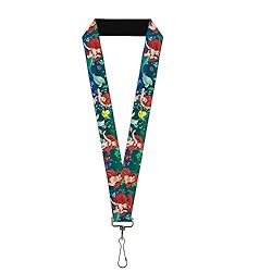 Buckle Down unisex adults Lanyard - 1.0" Ariel