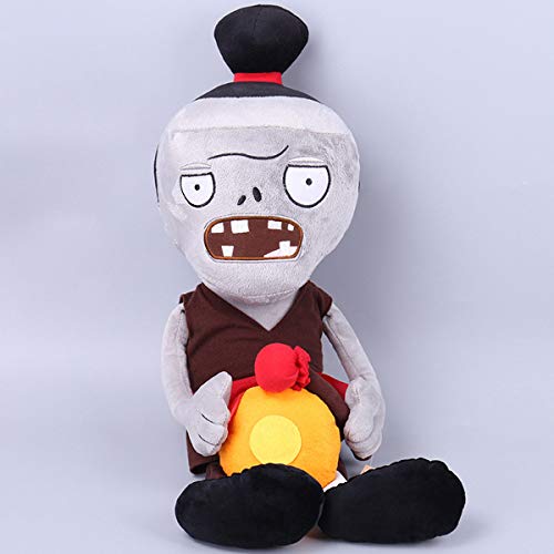 Generic 25 inches Plants vs Zombies PVZ Figures Plush Baby Staff Toy Stuffed Soft Doll (Gong Zombie)