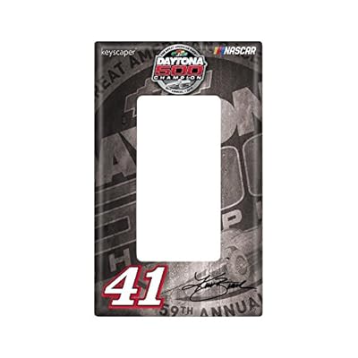 Daytona 500 Champion Kurt Busch Single Rocker Light Switch Cover NASCAR