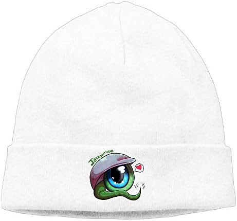 OPUY Unisex Green Eyeball Best Friends Jacksepticeye Beanie Cap Hat Ski Hat Cap Snowboard Hat White