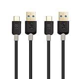 Cable Matters 2-Pack USB-C Cable (USB A to C Cable, USB C to USB Cable) in Black 3.3 Feet for Samsung Galaxy S9, S8, Note 8, LG G6, V30, Nintendo Switch, Google Pixel, Nexus 5X, 6P and More
