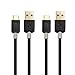 Cable Matters 2-Pack USB-C Cable (USB A to C Cable, USB C to USB Cable) in Black 3.3 Feet for Samsung Galaxy S20, S20+, S20 Ultra, Note 10, Note 10+, LG G8, V50, Google Pixel 4, and More