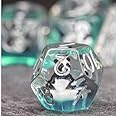Sage's Portal Creature Familiars Resin DND Dice Set Polyhedral Dice Set for Dungeons and Dragons RPG Pathfinder Tabletop TTRPG (Panda)