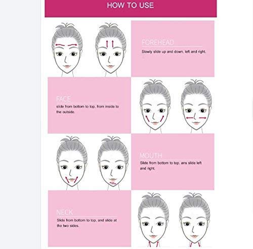 CHUHUAYUAN Microcurent Face Lift Face Firming Tool Anti Wrinkle Face Neck Skin Tightening LED Heated Vibration Face Massage (USB Rechargeable)