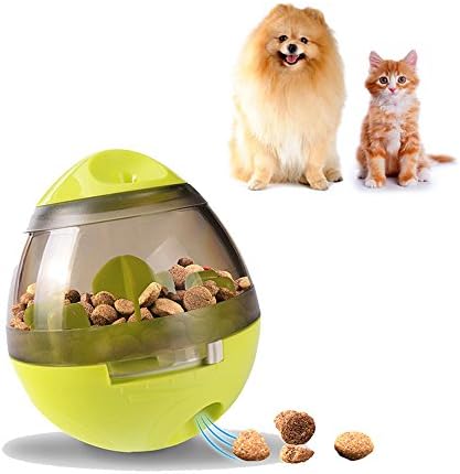 Yingyu Dog Pet Food Ball -Treat Dispenser Ball Toy, Interactive Treat-Dispensing Ball Dogs & Cats: Increases IQ and Mental Stimulation