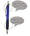 Stylus Pen, 2 in 1 Capacitive Stylus & Ballpoint Click Pen with Comfort Grip for Universal Touchscreen Devices, Tablets,iPad, iPhone 6,6 Plus, iPod, Android,Samsung Galaxy (Metallic 5 Pack)