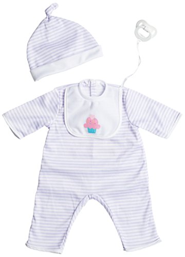 JC Toys Purple Stripe Romper (up to 20