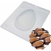 Plain Easter Egg 3-Part Chocolate Mold 350g Shell (BWB)