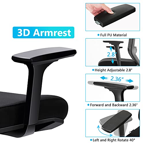 Tribesigns Ergonomic Office Chair, Big and Tall Home Office Desk Chair