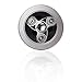 MAXAH Hand Fidget Spinner with Diamonds High Speed Alloy Gyroscope Focus Toy Stress Reducer Relieve Anxiety and Boredom,Passed the Safety Standard ASTM F963-16 Test