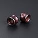 ZS Vintage Natural Brown Black Wood Organic Ear Tunnel Plugs Stretcher Gauges for Men and Women (Brown,1/2