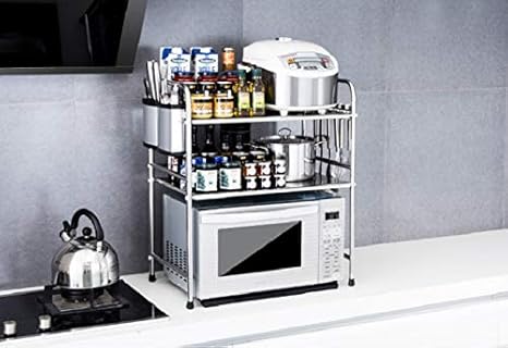 Willsego Horno de microondas Organizador de Almacenamiento en Rack ...