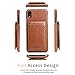 LOHASIC iPhone XR Wallet Case with 4 Card Holders, Slim Leather Flip Phone Cover with Stand Feature, Durable Shockproof Protective Cases for Apple iPhone XR (2018) 6.1 inch - Brown