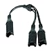 TECMATE Optimate Cable O-15, Y-Splitter, SAE in to 2 x SAE Out