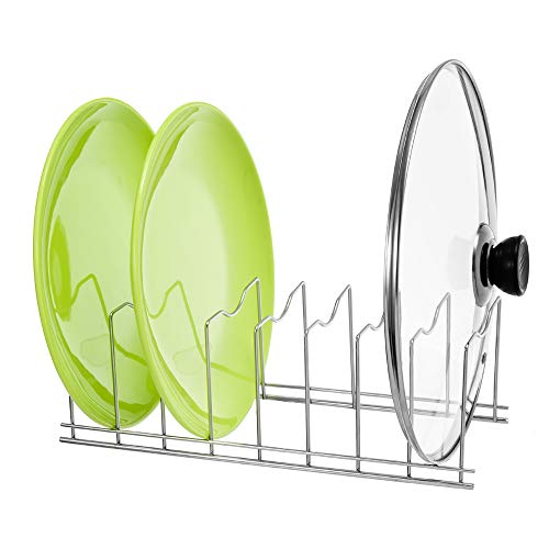 Slideep Pot Lid Holder Pan Lid Organizer Rack Cupboard Organizer Rack