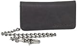 Dickies Men's Trucker Wallet With Chain, Black, One Size