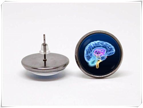 Human brain earrings Brain earrings Anatomical jewelry