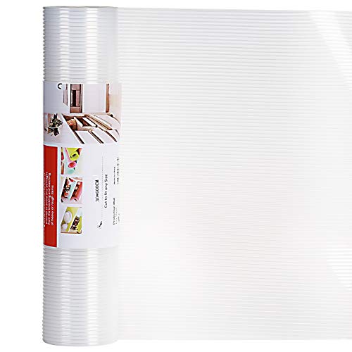 Ribbed Drawer and Shelf Liner 12 Inch x 20 FT NonAdhesive Roll