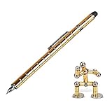 Magnetic Polar Pen, Stylus Pen, Magnet Gel Pen and Touch Screen Pen, Fidget Toy, can be transformed into a variety of creative (Gold)
