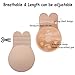 HEXET Nipplecovers Sticky Adhesive Bra, Invisible Reusable Strapless Backless Bra (2 Pack for A/B Cup)