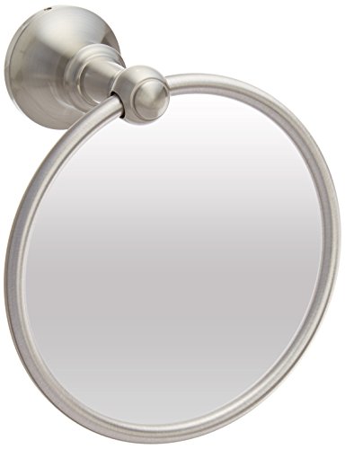 Moen DN4486BN Vale Towel Ring, Brushed Nickel