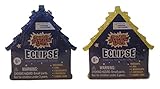 Set of 2: Animal Jam ECLIPSE Limited Edition Series Blind Houses (Sparkly Blue and Sparkly Yellow)