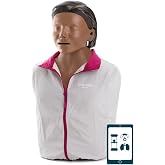 Laerdal Little Anne QCPR Dark | Adult CPR Manikin with Feedback - Bluetooth Connectivity &amp; App Compatible