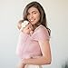 LÍLLÉbaby Tie The Knot Wrap II Ergonomic Baby Carrier Wrap for Infants Babies Toddlers, Blushing Pink