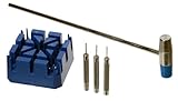 GGI Watch Band Link Remover Tool Kit (Hammer, Watch Holder, and 3 Pins)
