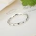BAMOER 925 Sterling Silver Cut CZ Droplets Stackable Ring for Women Teen Girls Wedding Jewelry (9)