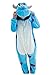 Rnmomo Unisex-adult Kigurumi Onesie Sully Pajamas (L: 173 - 181cm (5.7' - 5.9') height)