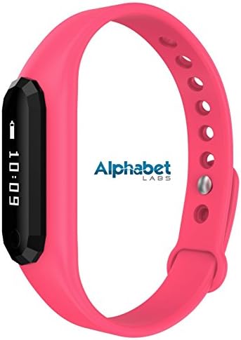 iMCO Smart Bracelet Fitness Tracker Watch, Heart Rate Monitor, Pedometer, Sleep Monitor, Tracking Calories burned, Bluetooth Bracelet For iOS & Android Phones (Pink)