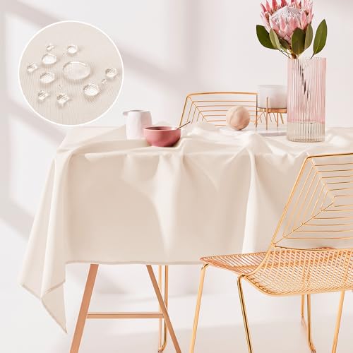 ROOM99 Aura Tablecloth 130 x 180 cm Light Cream