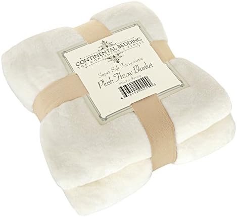 Continental Bedding 50X70 Premium Quality Super Soft Plush Blanket, Warm and Fuzzy Bed Throws|Baby, Toddler and Adult Pink, Blue, Ivory, Grey, Light Brown & Lavender (50"x70", 50 in x 70 in